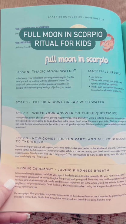 Lunar Lessons For The Little Astrologer - Paperback Book